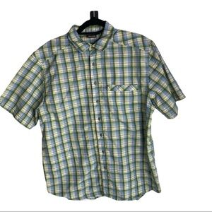 Kavu Striped Button Down Shirt Sz Large